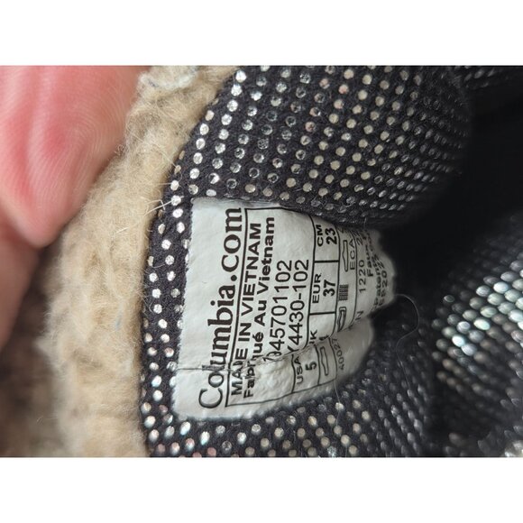 Columbia Big Kids' Bugaboot™ Celsius Boot Lace Up Rubber Sole White Size 5 - Picture 11 of 11